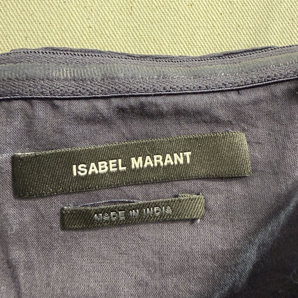 Isabel Marant Purple Silk Linece Tank Top Size EU 36 Approximately US Women’s 4 - Picture 4 of 10